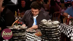 180 Oysters In 21 Minutes: Adam Richman's Ultimate Challenge | Man V Food With Adam Richman
