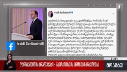 ღარიბაშვილის ბრალდებები - გამოკითხვის პროცესი გრძელდება