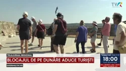 DANUBE BLOCKAGE BRINGS IN TOURISTS