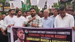 Goan Reporter::: Kushawati Dist Cong Comm Condemns Brutal Assault, Holds Candlelight March in Ponda
