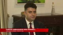 OUTGOING TURKISH AMBASSADOR CONVENES PRESS BRIEFING