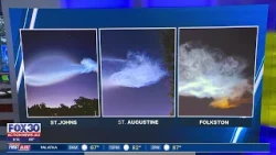 What was in the sky this morning? A jellyfish cloud from a SpaceX rocket launch out of Florida