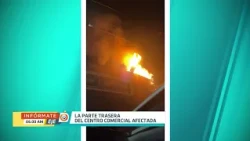 Fire at the back of the Fundadores shopping mall mobilized emergency services