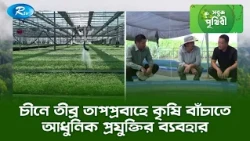 চীনে তীব্র তাপপ্রবাহে কৃষি বাঁচাতে আধুনিক প্রযুক্তির ব্যবহার | Sobuj Prithibe | Rtv