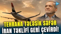 Tehrana enən təyyarədə MƏXFİ DOSYE: İraq Baş naziri ABŞ-nin ŞOK təklifini gətirdi — İran RƏDD ETDİ!