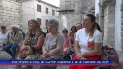 1092 DECESSI IN ITALIA NEI CANTIERI, FABBRICHE E NELLE CAMPAGNE NEL 2025