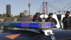 OPERATIVO DE LA POLICÍA Y FUERZAS FEDERALES EN LA COSTANERA