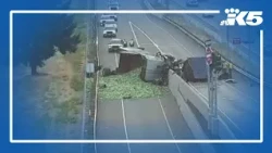 Corn on the cob spill diverts JBLM traffic