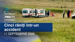 PRO TV News (8:00 PM) | FIVE INJURED IN AN ACCIDENT | Moldova