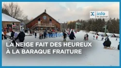 The snow brought joy to Baraque Fraiture