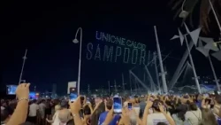 Sampdoria, the celebration for the 80th anniversary of the Blucerchiati organized by the club at ...