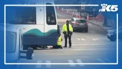 Man riding Lime glider hit by light rail train