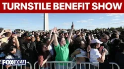 Turnstile draws 60k to free benefit concert near the Washington Monument