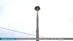 A lakossági szirénák morgató próbáját tartják Egerben - 2026.08.28.