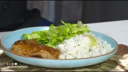 Honey Ginger Chicken with Lemon Rice | Red Curry Pork | Ají