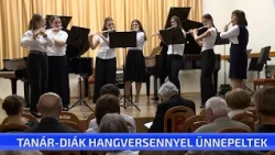 Tanár-diák hangversennyel ünnepeltek