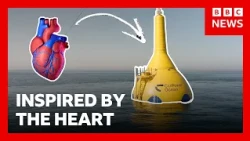 How this wave energy system is inspired by the human heart | BBC News