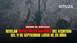 From space: SHOCKING images of the September 11 attacks revealed after 25 years