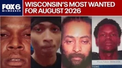 Wisconsin's Most Wanted for August 2026 | FOX6 News Milwaukee