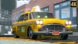 Wheels On The Taxi + More Learn Street Vehicles Baby Song & Nursery Rhymes