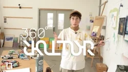 Painting and Poetry as a Bridge with Macarena Barreiro Kralj | 360° Culture | Telebasel