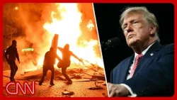Trump says Dems want 'burning steeples & raging fires' in America