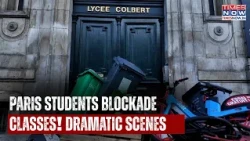 Paris High School Students Blockade Classes: Dramatic France Scenes After Police Action | WATCH