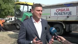 Stevanović: Prioritet  razgovor sa građanima, obišao radove na asfaltiranju u Omoljici - TV Pančevo