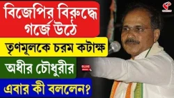 Adhir Chowdhury | বিজেপির বিরুদ্ধে গর্জে উঠে তৃণমূলকে চরম কটাক্ষ অধীর চৌধুরীর