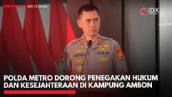 Polda Metro Dorong Penegakan Hukum dan Kesejahteraan di Kampung Ambon | IDXC UPDATE