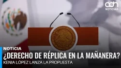 Right of reply at the morning press conference? Kenia López launches the proposal
