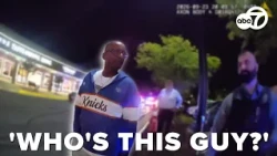 Video shows Fairfax County Executive approach officers during active investigation