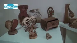 Exhibition of woodcarver V. Pashkevich