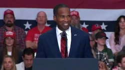 John James speaks at GOP rally in Port Huron