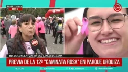 Mes de concientización del cáncer de mama: Paraná vive la 12º "Caminata Rosa" en Parque Urquiza