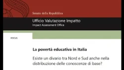 Speciale UVI del Senato. La povertà educativa
