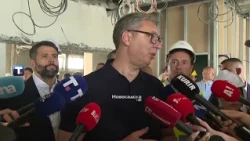 VUČIĆ OBIŠAO RADOVE NA SANACIJI KLINIKE GAK:U prvih 6 meseci rođeno 887 beba više nego prošle godine