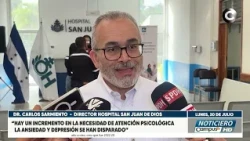 Dr. Carlos Sarmiento reports a 12% increase in psychological care