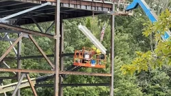 Fox Hill Elementary School Building Steal Beam Topping Off Ceremony