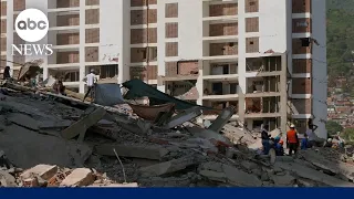 Strong aftershock rattles Venezuela as rescue workers race to find survivors