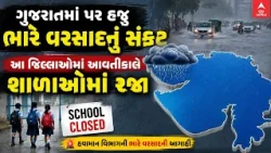 Gujarat Rain Forecast | ગુજરાતમાં પર હજુ ભારે વરસાદનું સંકટ, આ જિલ્લાઓમાં આવતીકાલે શાળાઓમાં રજા