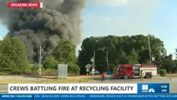 Firefighters still battling massive South Fulton facility fire