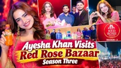 Ayesha Khan Visits Red Rose Bazaar Season 3 in Hyderabad