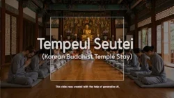 [Gen AI Gallery] Tempeul Seutei, Bucheonnim Osinnal (템플스테이, 부처님오신날)