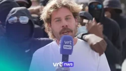 Protests in Liège spiral out of control: tear gas and firecrackers thrown at police