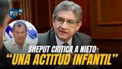 Minister Juan Sheput QUESTIONS Jorge Nieto's role regarding legislative powers: "An infantile, ca...