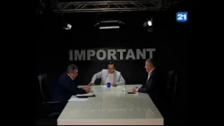 Sergiu Butuc and Denis Șova on the IMPORTANT show