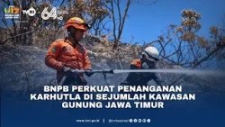 BNPB Perkuat Penanganan Karhutla Di Sejumlah Kawasan Gunung Jawa Timur
