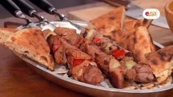 Pork Shish Kebab in Three Marinades and Sumac Salad | Grilling