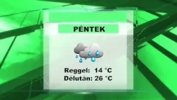Pénteki időjárás előrejelzés